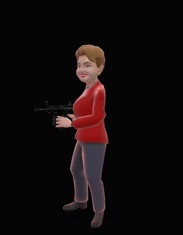 Dama da Mandioca - personagem do CORO SOLTO: Treta Suprema